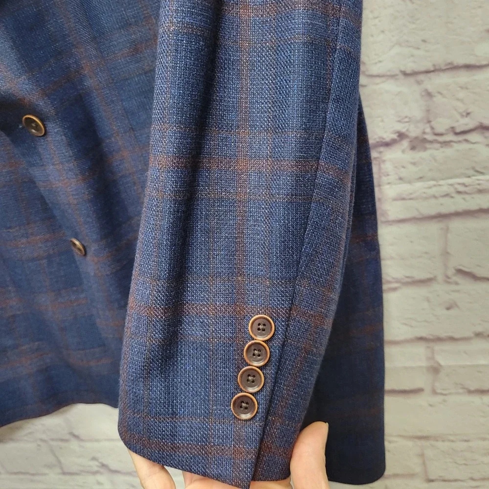 Ermenegildo Zegna Trofeo Cashmere Wool Sport Coat Blazer 51R‎ Old Money Luxury